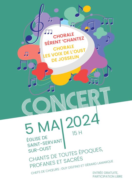 Concert de chorales printemps 2024
