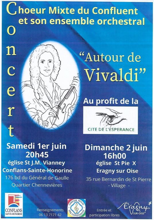"Autour de Vivaldi" Choeur Mixte du Confluent  ...