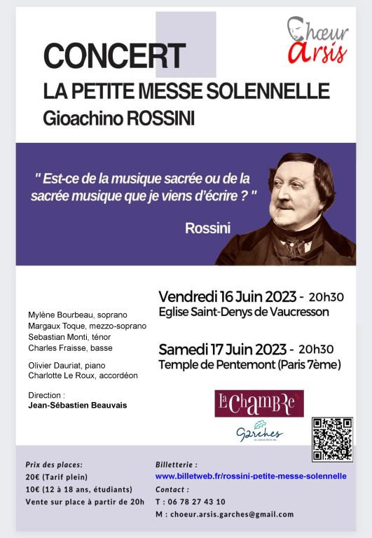 Choeur ARSIS - Petite Messe Solennelle de Rossini