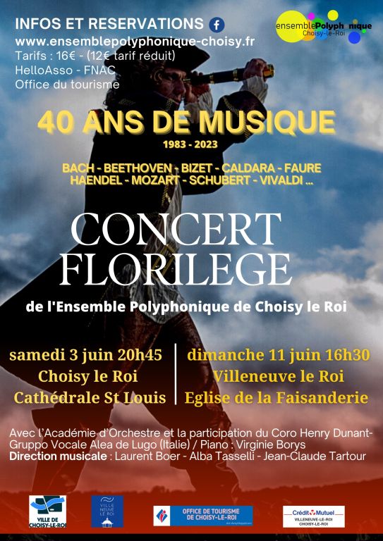 Concert Florilège 40 ans de l'Ensemble Polypho ...
