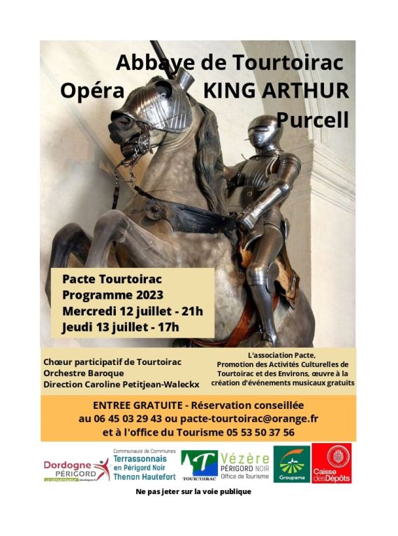 Stage de chant choral "King  Arthur de Purcell  