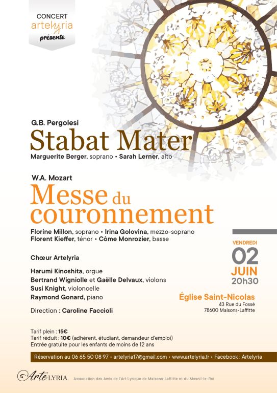 Concert de Musique Sacrée : Stabat Mater de Pe ...