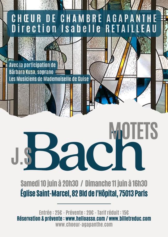 Motets J.S. Bach- Choeur de chambre Aagapanthe