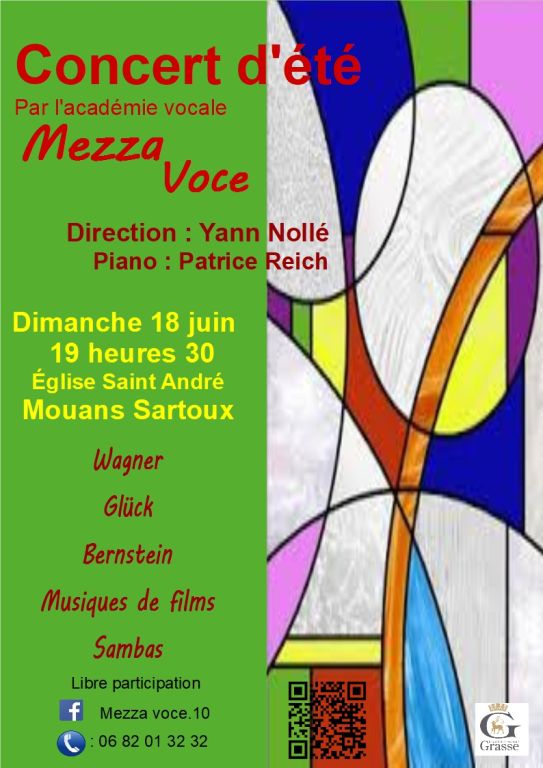 Concert d'été de l'Académie Vocale Mezza Voce