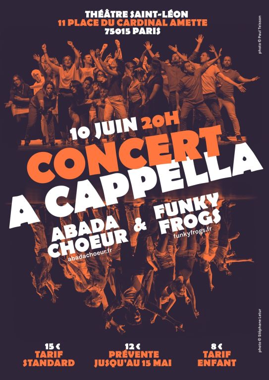 Concert a cappella Abadachoeur & Les Funky Frogs