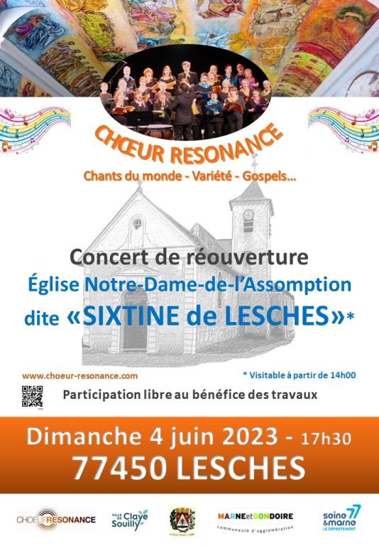 Concert de réouverture de la "Sixtine de Lesches"