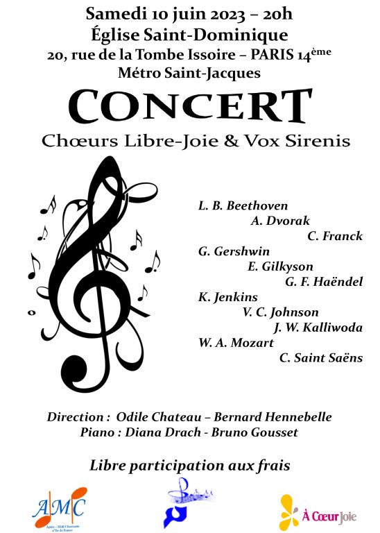 Concert de Vox Sirenis & Libre Joie