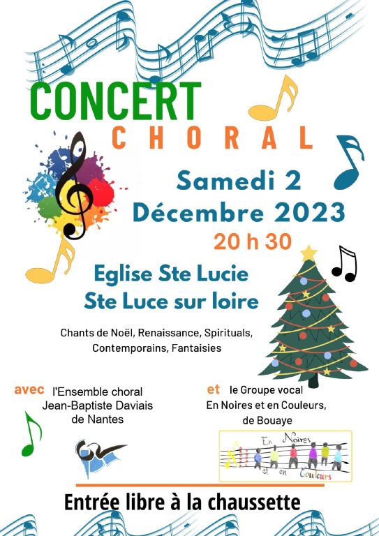 Concert de Noël à Sainte Luce-sur-Loire 44