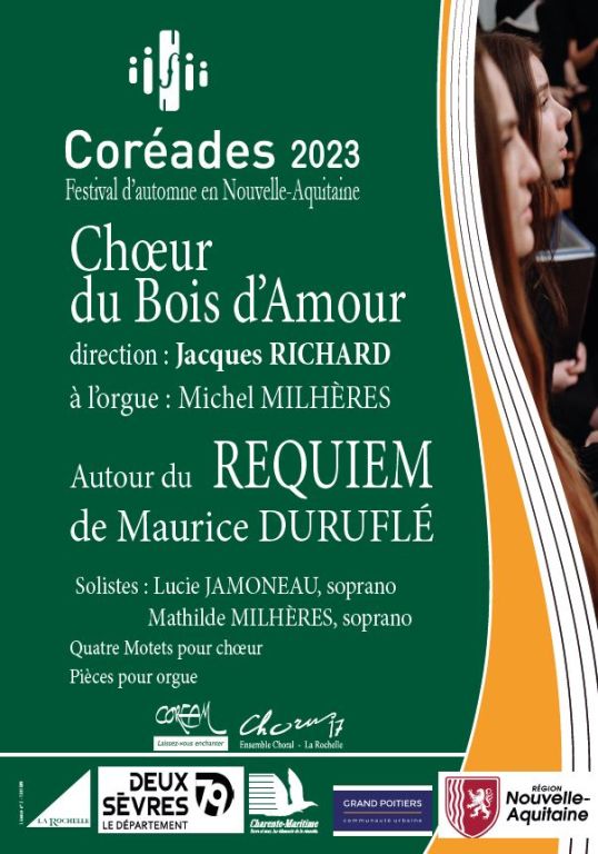 Festival des Coréades : Concert du Choeur du Bois d' Amour
