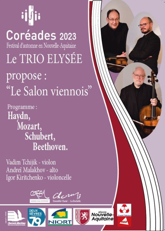 Festival des Coréades : Trio Elysée- Salon vie ...