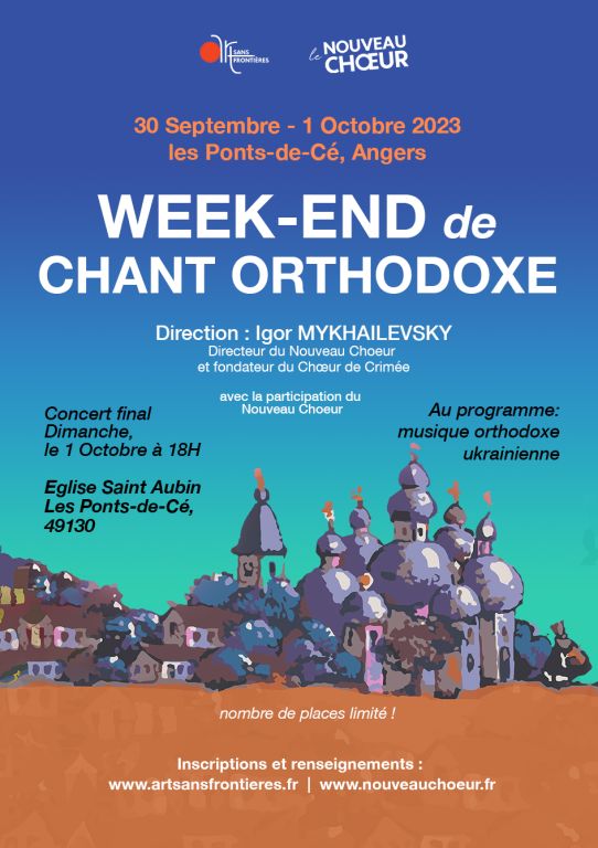 Week-end de chant orthodoxe d'Igor Mykhailevsky