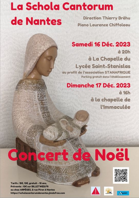 La Schola Cantorum de Nantes Concert de Noël a ...