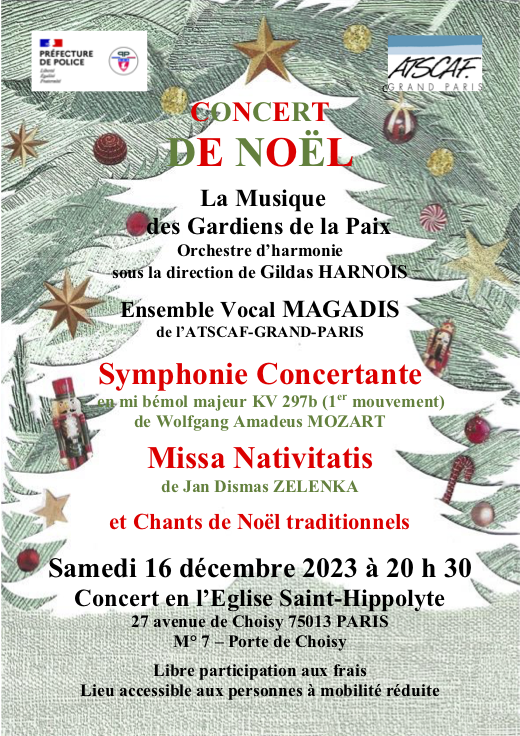 Concert de Noël 2023 à Saint Hippolyte