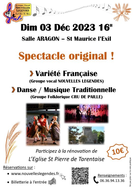 Un spectacle original - Danses traditionnelles et variété française - La  Corde Vocale