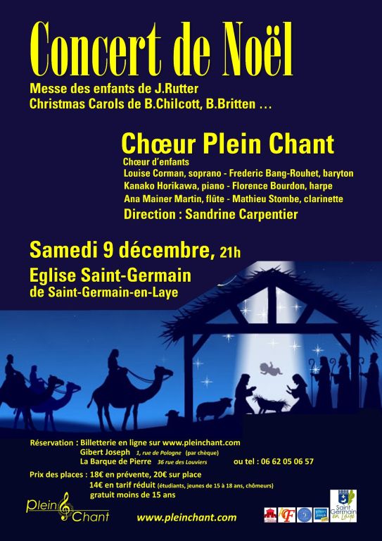 Concert de Noël - Choeur Plein Chant