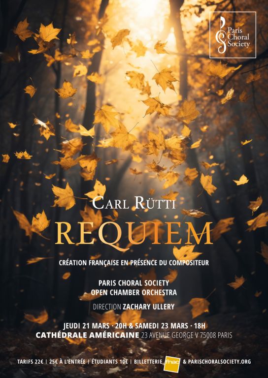 Carl Rütti : Requiem, une première française