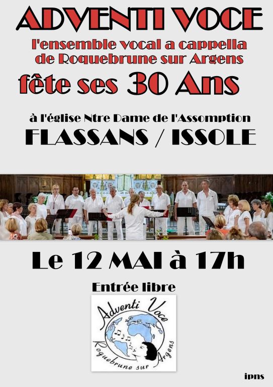 ADVENTIVOCE fête ses 30 ans à FLASSANS /Issole.