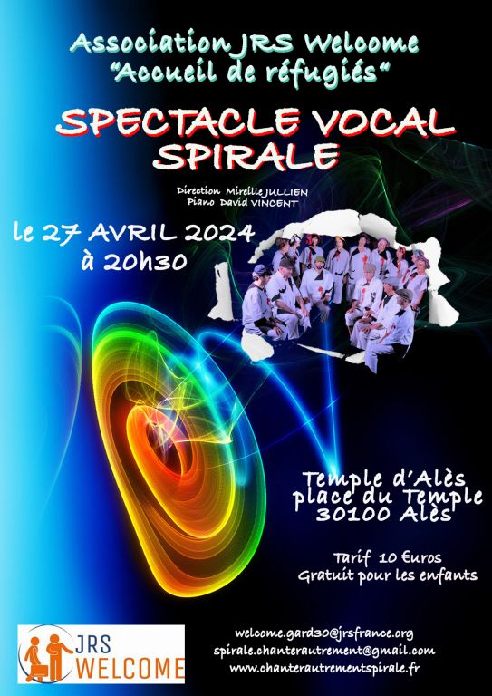 SPECTACLE VOCAL LE 27 AVRIL A 20H30 AU TEMPLE  ...