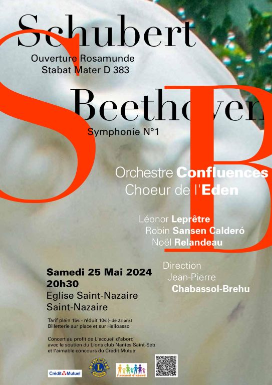 Schubert Beethoven avec l'orchestre CONFLUENCE ...