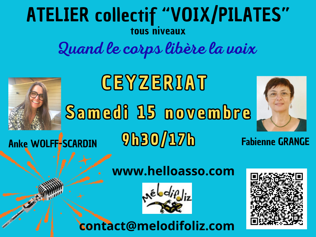 Atelier VOIX et PILATES - deux coaches co-anim ...