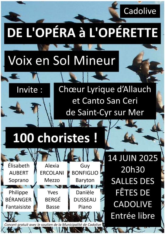 Concert à 100 choristes