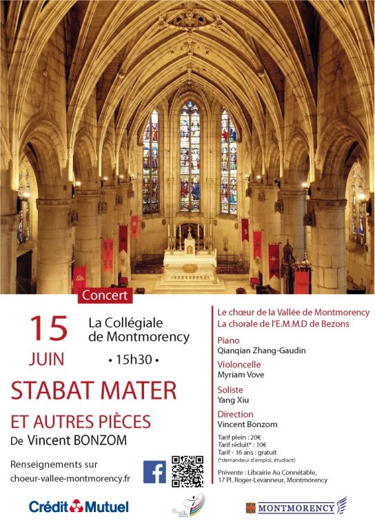 Stabat Mater et autres pièces de Vincent Bonzom