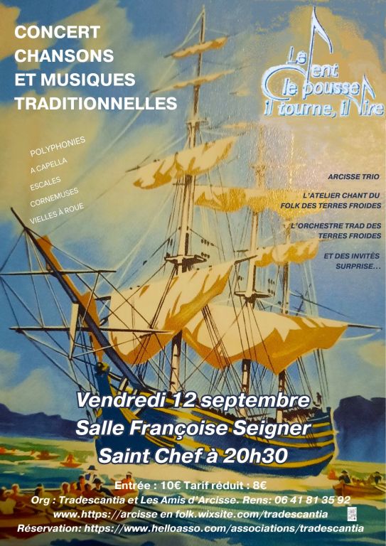 Concert Le Vent le Pousse, il tourne, il vire" ...