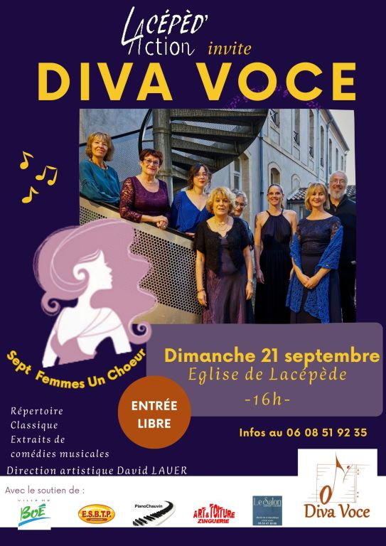 DIVA VOCE en CONCERT le 21 septembre