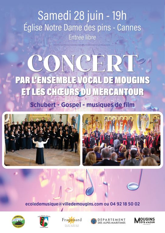 Concert des Ch&oelig;urs du Mercantour &agrave; Cannes same ...