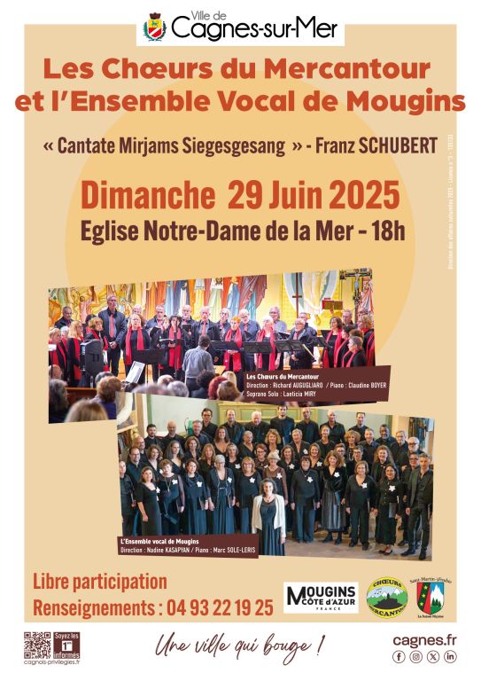 Concert des Chœurs du Mercantour à Cagnes-sur- ...