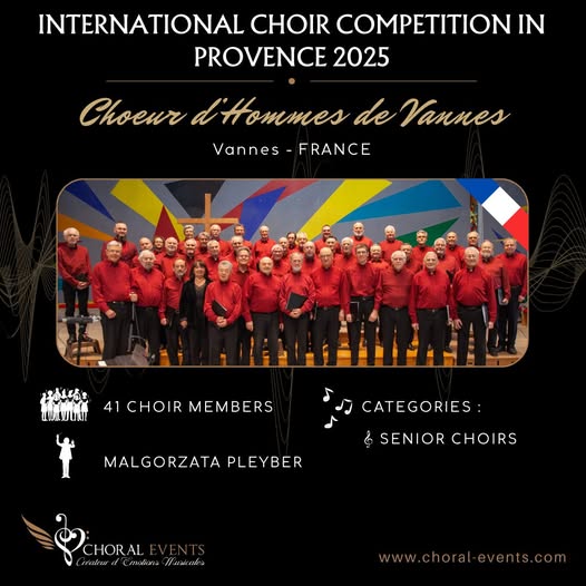 Le Chœur d’Hommes de Vannes en tournée du 4 au ...