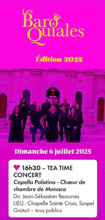 Tea Time Concert dans le cadre des Baroquiales ...