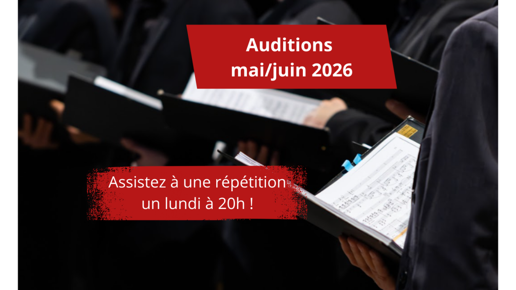 Auditions pour rejoindre le Ch&oelig;ur d'Oratorio d ...