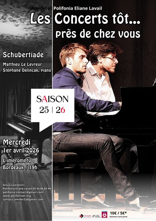 Concert t&ocirc;t... Schubertiade