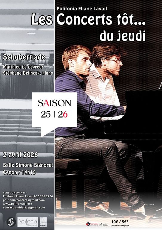 Concert tôt... Trio Selima