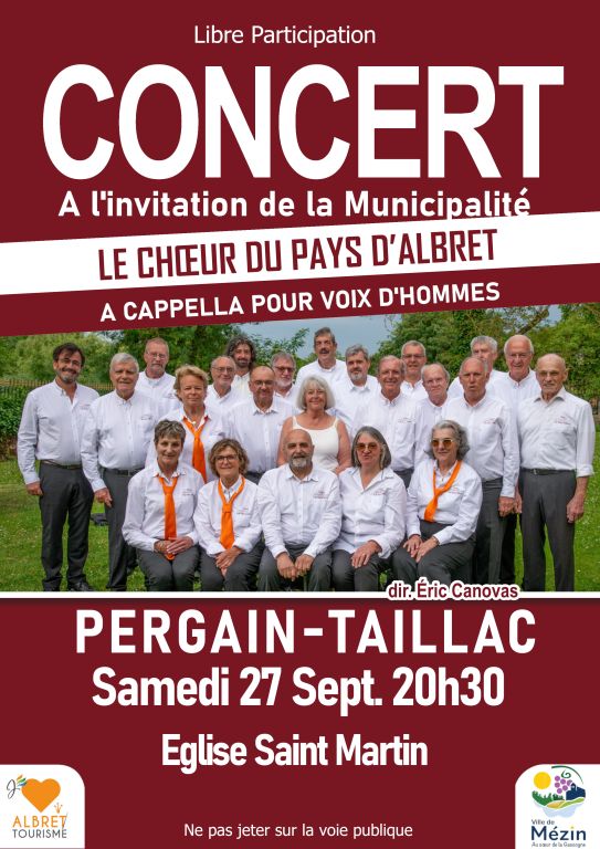 LE CHOEUR DU PAYS D'ALBRET à PERGAIN-TAILLAC