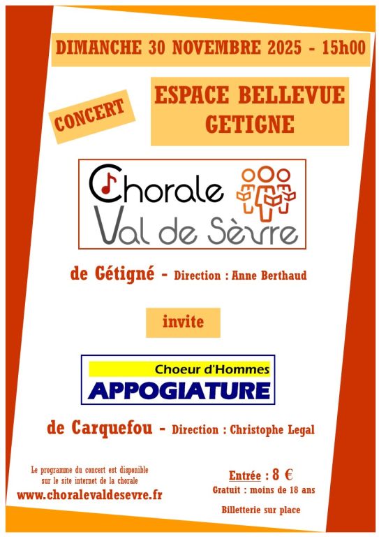 Concert en duo de chorales