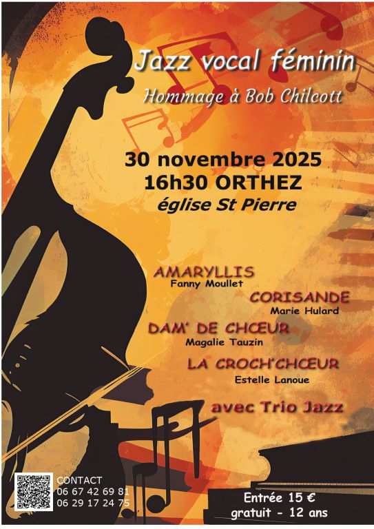 Jazz vocal féminin, hommage à Bob Chilcott