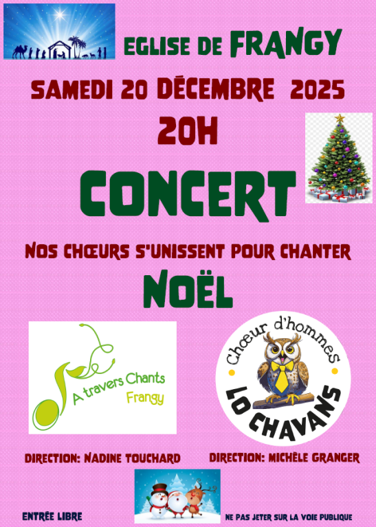 Concert le samedi 20 décembre 2025 à 20h00 à l ...