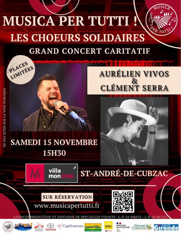 LES CHOEURS SOLIDAIRES AURELIEN VIVOS ET CLEMENT SERRA