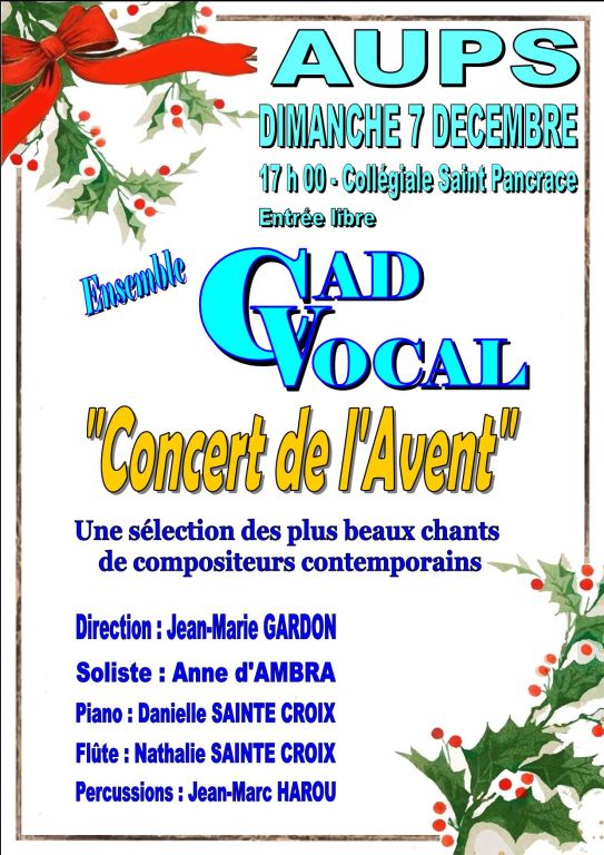 CONCERT DE L'AVENT