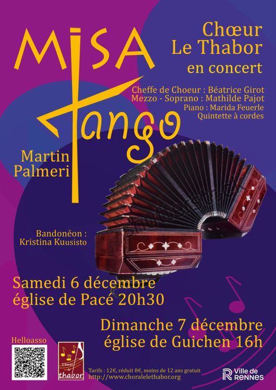 Le Thabor - Misa Tango - Martin Palmeri et piè ...