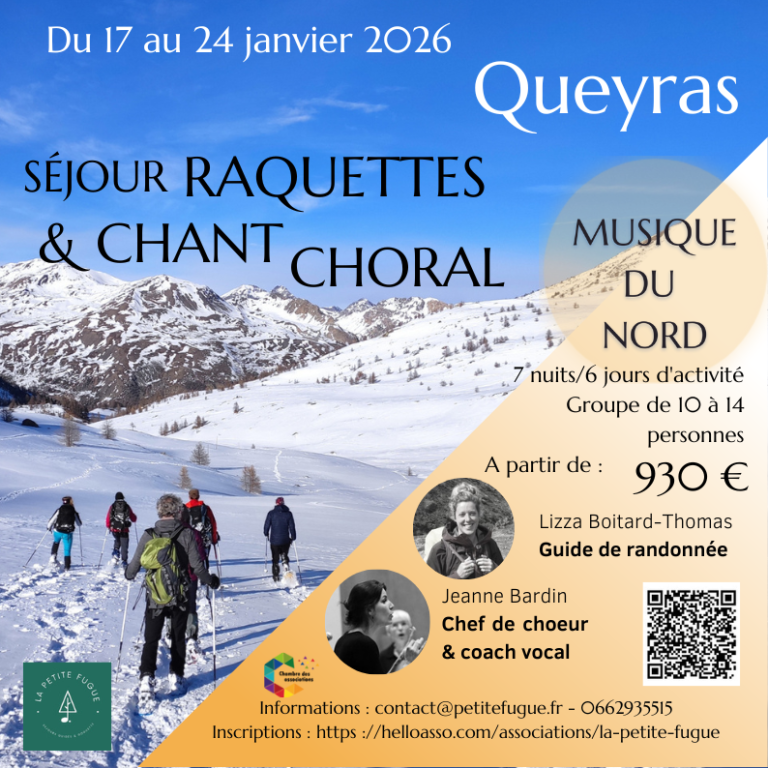 Séjour Raquettes et chant choral dans le Queyras