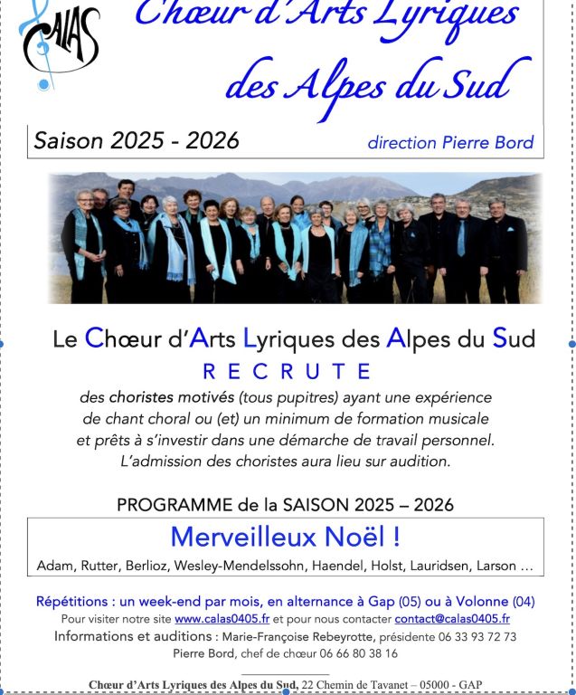 Journée Découverte de CALAS