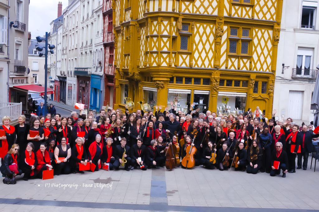 Aubade de fin de stage - choeur de l'ensemble  ...
