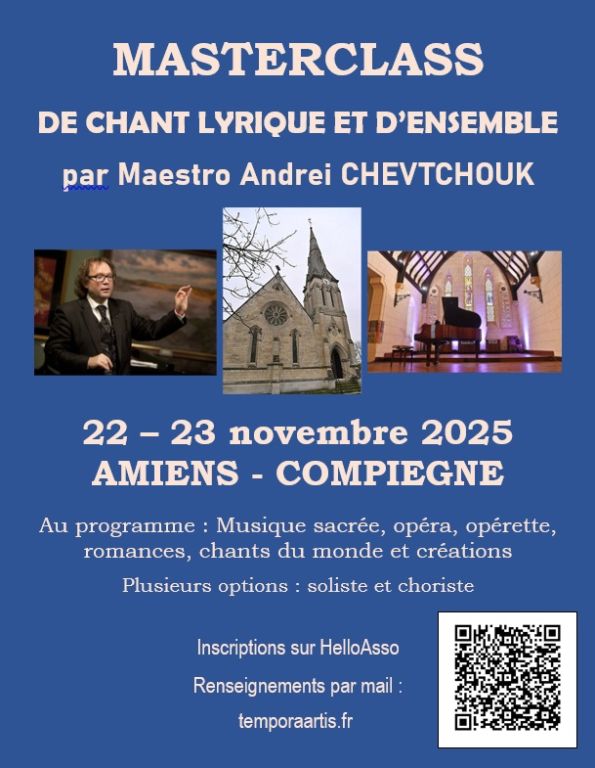 MASTER CLASSES DE CHANT LYRIQUE ET D’ENSEMBLE  ...