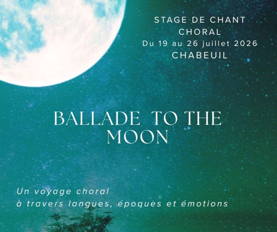 Stage chant choral a capella du 19 au 26 juillet