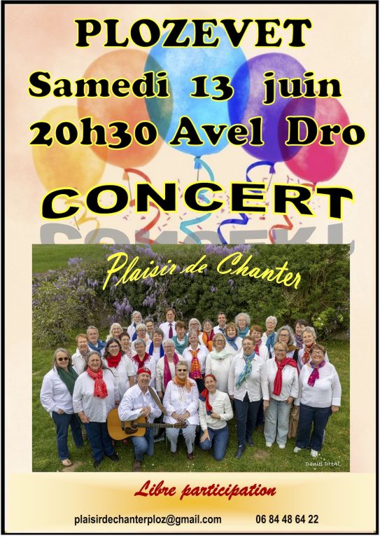 Concert de Fin de saison &agrave; la salle Avel Dro
