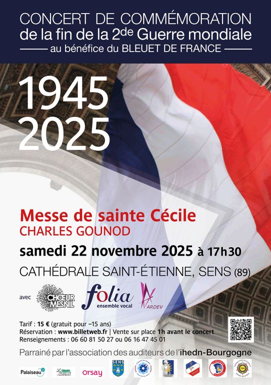 Concert de commémoration de la fin de la Secon ...