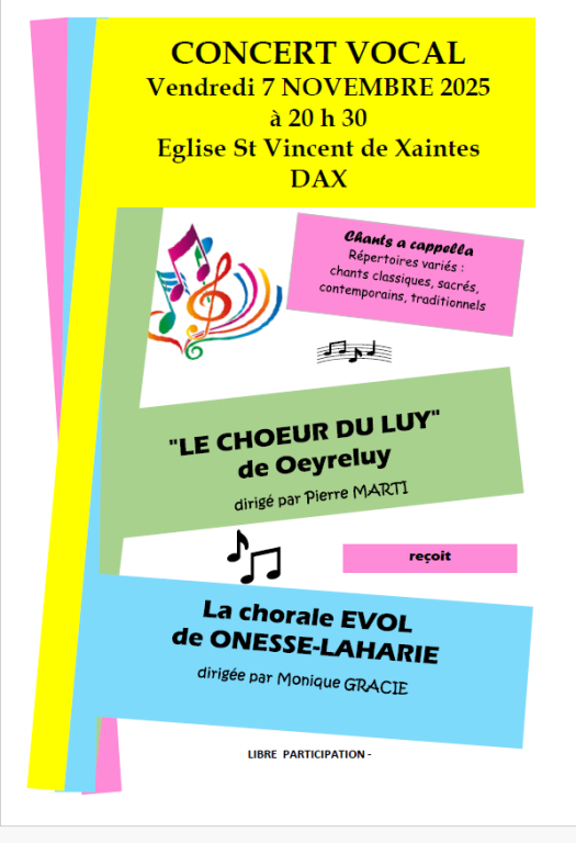 Le Choeur du Luy invite EVOL